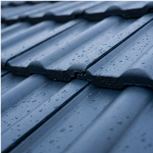 Illustrative coated roof tiles; enhanced beading requires separate BPA additive