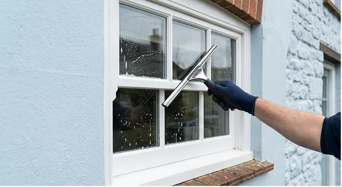 Illustrative window cleaning