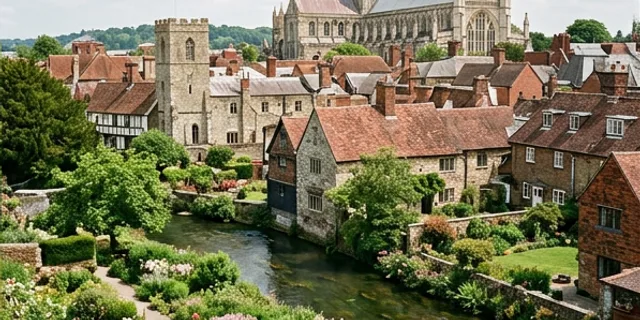 Illustrative Hampshire countryside and local setting