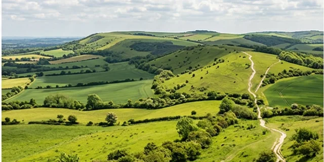 Illustrative Hampshire countryside and local setting